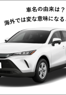 車名の由来、海外では変な意味に…