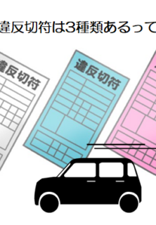 交通違反の違反切符ってなに？